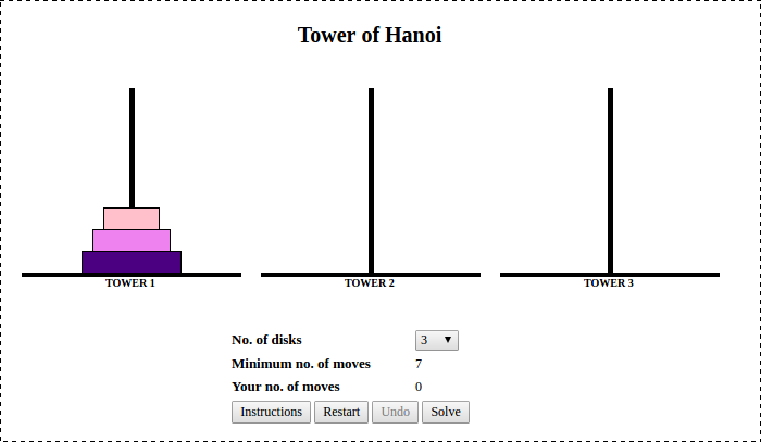 hanoi towers code java