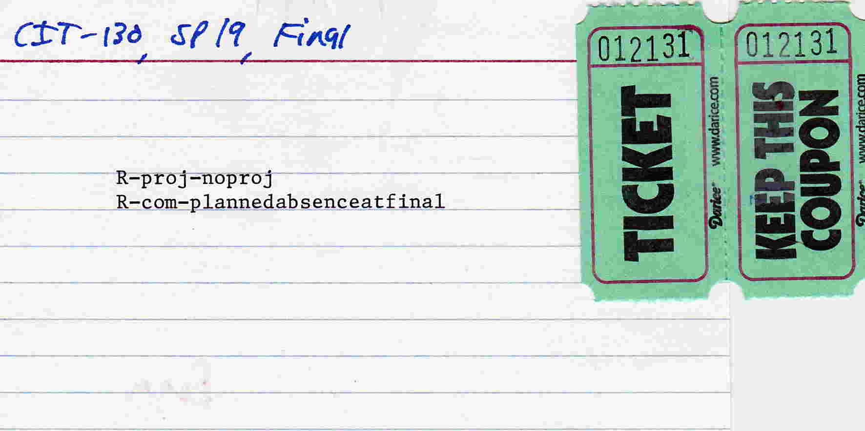 final letter grade proposal card SP19